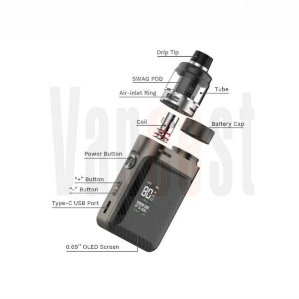 پادماد سواگ پی ایکس 80 ویپرسو | VAPORESSO SWAG PX80