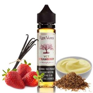 جویس وانیل خامه تنباکو توت فرنگی رایپ ویپز ripevape vct strawberry juice 60ml