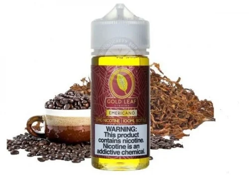 جویس تنباکو قهوه گلدلیف GOLDLEAF EMERICANO 100ML