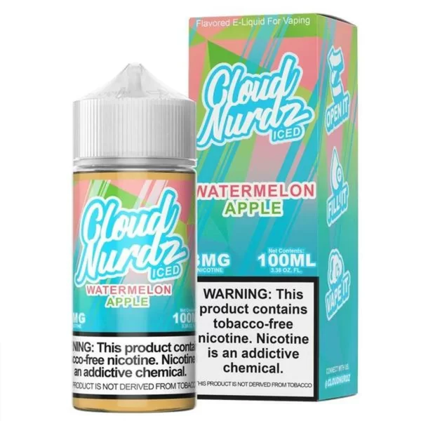 سالت هندوانه سیب یخ کلودنوردز | CLOUDNURDS SALT NIC - Image 2