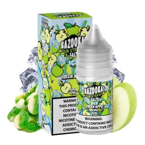 سالت سیب سبز یخ بازوکا BAZOOKA GREEN APPLE ICE SALT