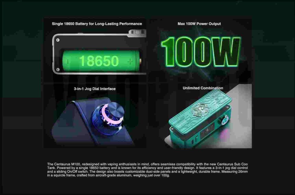 ویپ سنتاروس ام 100 لاست ویپ | LostVape Centaurus M100