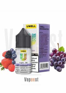 سالت نیکوتین یوول انگور و شاتوت | uwell grape berry salt nicotine
