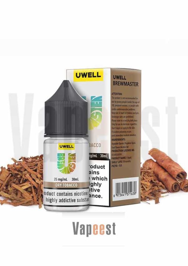 سالت نیکوتین تنباکو خشک | uwell dry tobacco salt