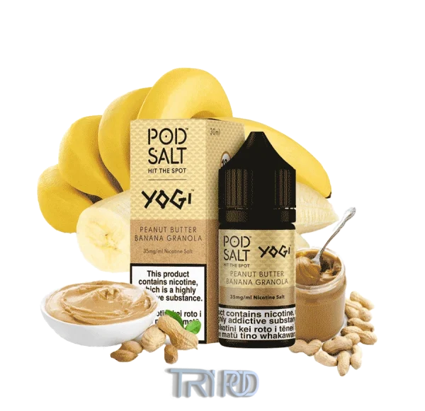 سالت کره بادام زمینی و گرانول موز پادسالت | PODSALT PEANUT BUTTER BANANA GRANOLA SALT