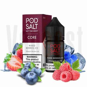 سالت میکس بری یخ پادسالت | podsalt mixed berries ice SALT NIC
