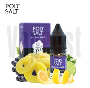سالت انگور لیمو آناناس پاد سالت PODSALT Summer Syrup NIC SALT