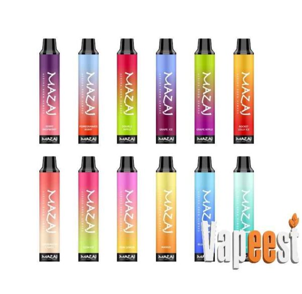 پاد یکبارمصرف مزاج 4000 پاف | mazaj disposable pod