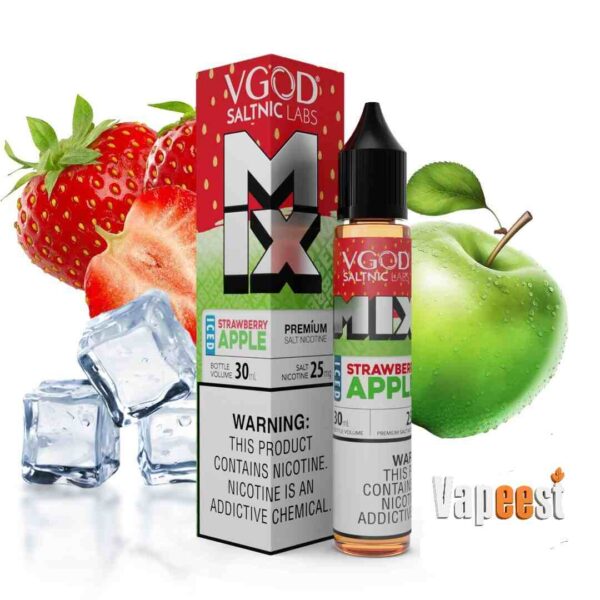 سالت توتفرنگی سیب یخ ویگاد | VGOD MIX STRAWBERRY APPLE ICE SALT