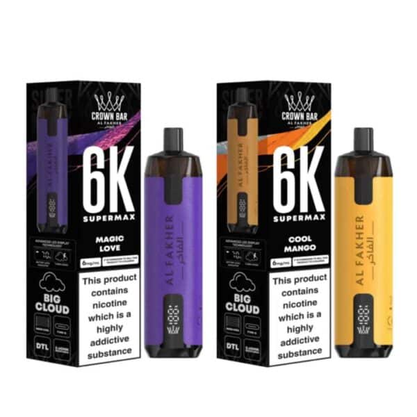 ویپ یکبار مصرف الفاخر 6000 پاف | DISPOSABLE VAPE ALFAKHER - Image 5
