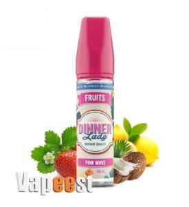 جویس دینرلیدی توت‌فرنگی لیمو نارگیل JUICE DINNERLADY PINK WAVE 60ML