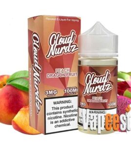 جویس هلو دراگون فروت کلود نردز | cloud nurdz peach dragon fruit juice