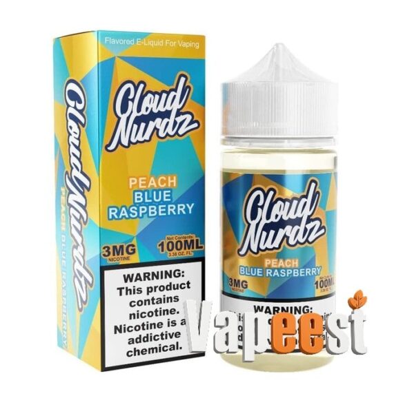 جویس بلورزبری هلو کلود نردز | cloud nurdz blue raspberry peach juice