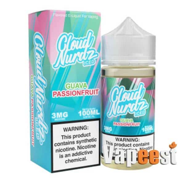 جویس گواوا پشن فروت یخ کلود نردز |cloud nurdz guava passion fruit ice juice