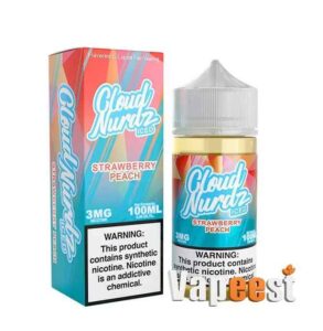 جویس توتفرنگی هلو یخ کلود نردز | cloud nurdz strawberry peach ice juice